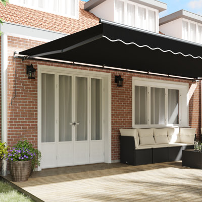 Brayden Studio Retractable Patio Awning