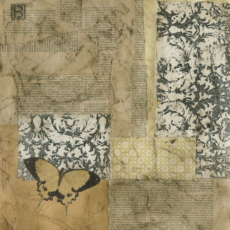 Vintage Assemblage I by J. Holland - Wrapped Canvas Art Prints, 30cm H x 30cm W x 3.8cm D