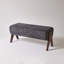 Banc rembourré en chenille avec pieds en bois massif pour entrée, chambre et salon, pour un confort optimal-1509723167-1509723165