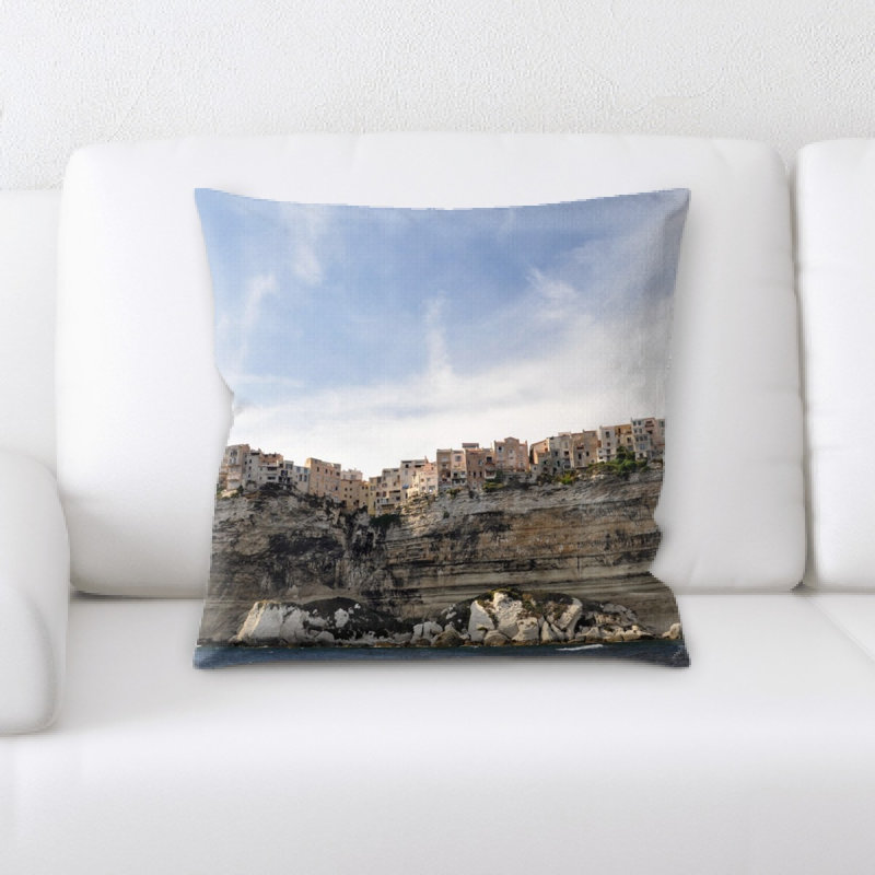 Microsuede Reversible Throw Pillow