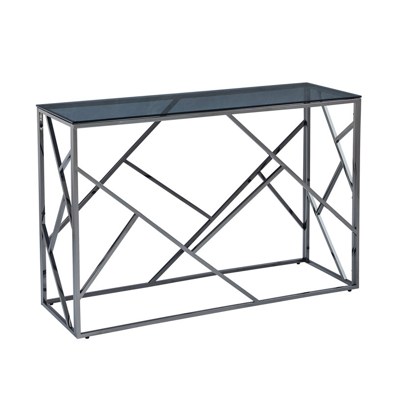 Azor 120cm Glass Top Console Table