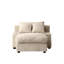 Lit de jour rembourré en tissu Rushabh-774876715