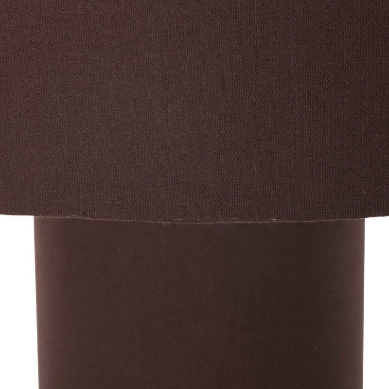 HENSLEY Floor Lamp, Deep Plum, Antique Brass Iron