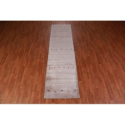 Tribal Gabbeh Indian Runner Rug 3x10