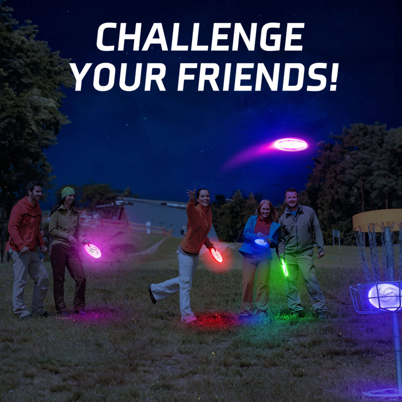 LED Flying Disc, Purple