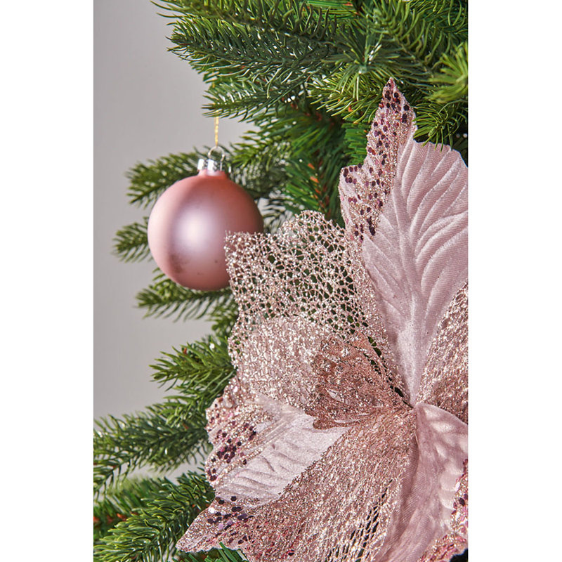 Fabric Poinsettia Arrangement