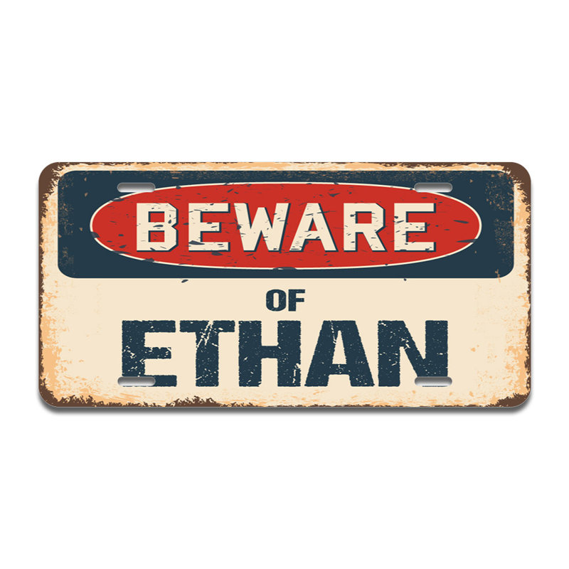 Cadre en aluminium Beware of Ethan
