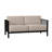 Jax 53.25'' Wide Iron Loveseat with Cushions-26118622-26118613
