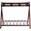 Porte-bagages Casual Home, noyer, bois massif