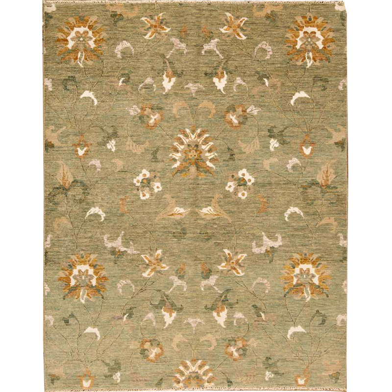 Wool Floral Area Rug