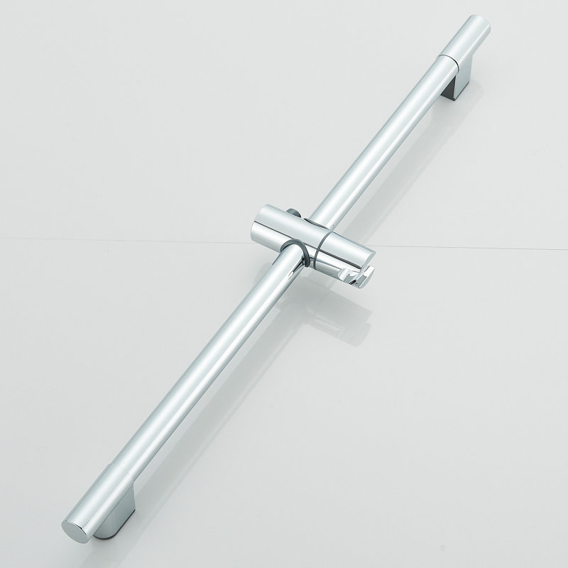 Douche à main à 5 jets avec barre coulissante, douche à main avec jet à haute pression, Chrome chrome