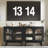 31.5''W 2-Door Black Accent Cabinet With Adjustable Shelf (Set Of 2)-1917484879