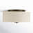Chantey Linen Flush Mount-1593096541