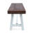 Outdoor Carlisle Benches, Sandblasted Dark Brown + White(Set Of 2)-1299507834