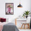 Cadre flottant avec bottes florales et cowboy rose, Design par Lsr Design Studio-1659014784-1659014785