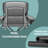 Oversized Camping Chair, Heavy-Duty Outdoor Folding Chair Comfortable Lumbar Support-42967102