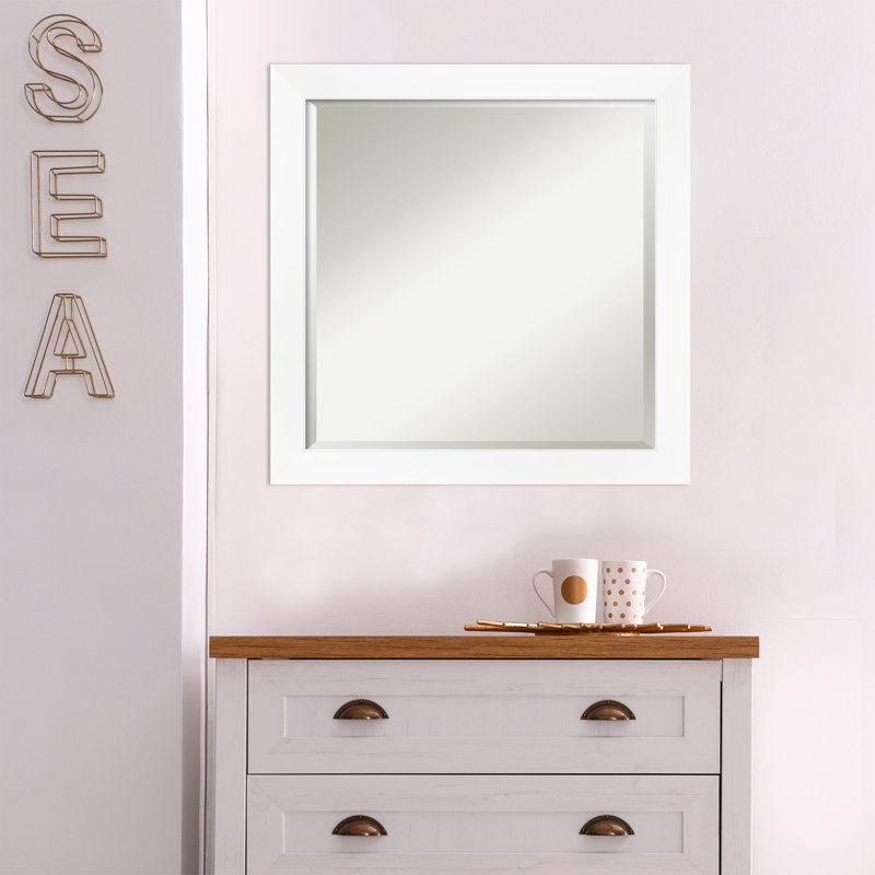 Flat Wall Mirror, 23.25" x 23.25"