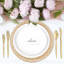 Assiettes rondes en verre