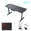 Metal Base Computer Desk with Power Outlet