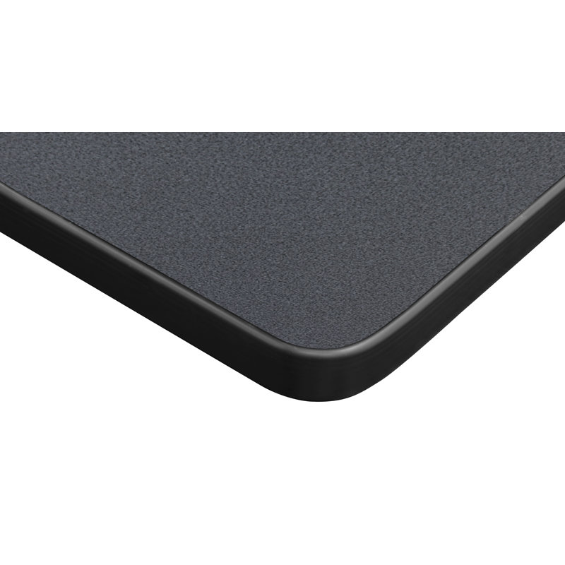 Nevjana Fusion U Shape Desk Shell, Gray, 29" H x 66" W x 102" D, 48"