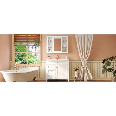 Meuble-lavabo 36 po avec tiroirs fonctionnels