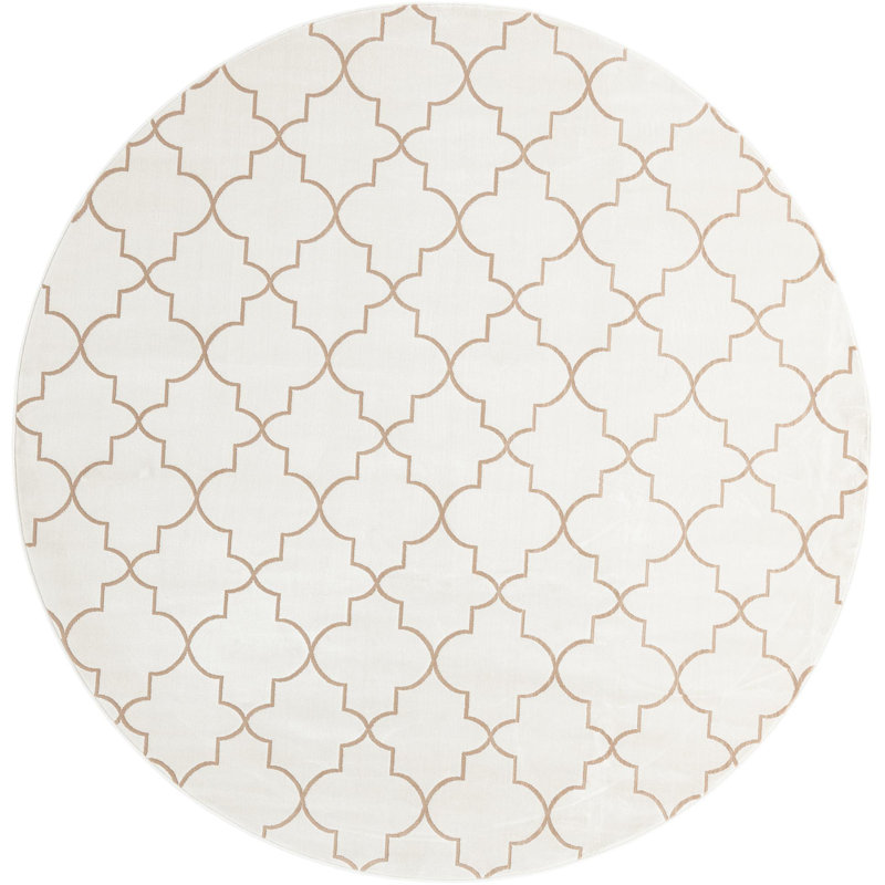 Teydgha Jill Zarin Lincoln Center Uptown Rug, Round 7'10"