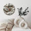Horloge d'art abstrait