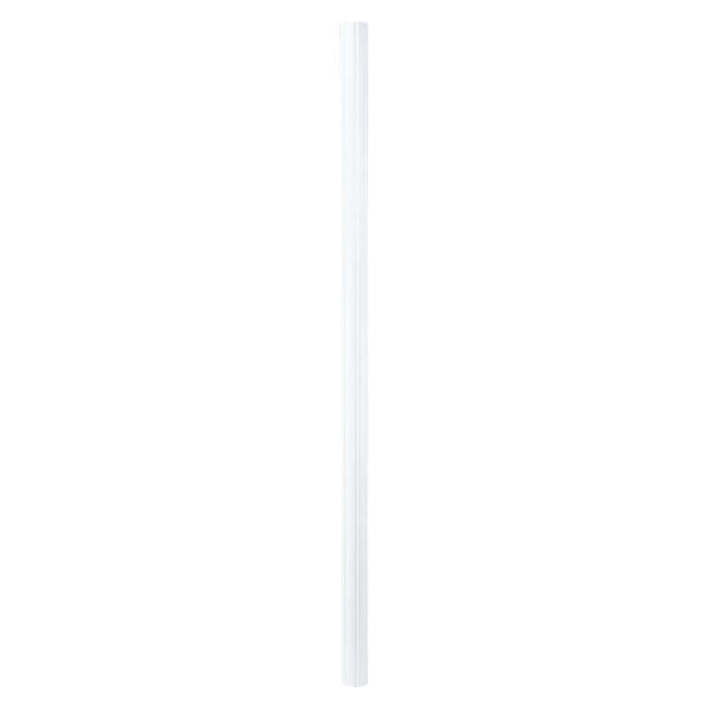 Poteau de 84" à enfouissement direct, Blanc texturé