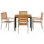 5 Piece Garden Dining Set-1559456612