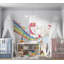 Murale pelez et collez de qualité supérieure - Licorne rêveuse-2125797946
