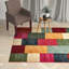 Brooklyn area rug Machine Woven Rectangle Multi coloured-24398534