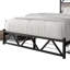Lit plateforme double en métal avec rangement en chêne naturel-106491483-106491489