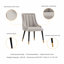 Chaise d'appoint de salle à manger Eda-91028830