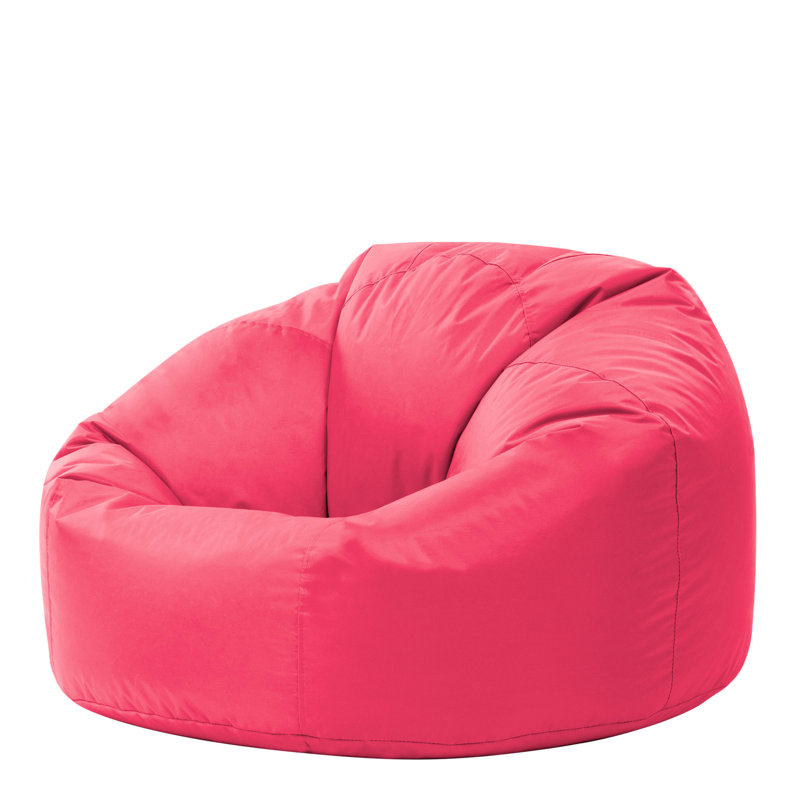 Bean Bag Bazaar Teen Classic Water-Resistant Bean Bag Chair, Pink