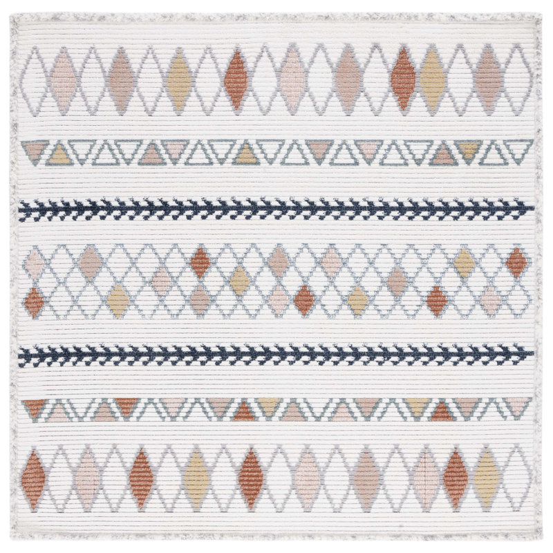 Marrakesh Performance Southwestern Rug, Square 6'7"