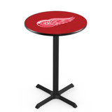NHL Round Metal Base Dining Table