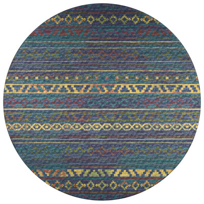 Anbria Chenille Washable Moroccan Indoor / Outdoor Rug