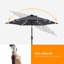 Parasol de marché lumineux 90 po Davinna-902159577