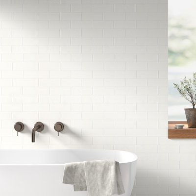 Rouleau de papier peint L 33 pi x l 20,5 po Anley Subway Tile