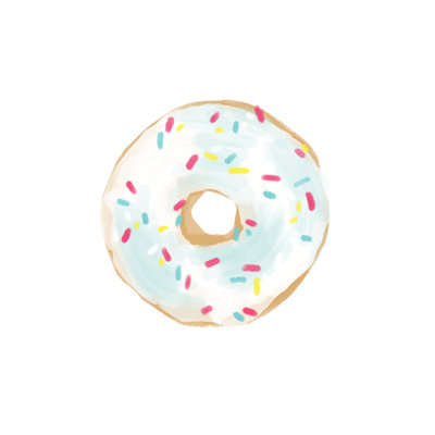 Eat More Donuts - Wrapped Canvas Painting