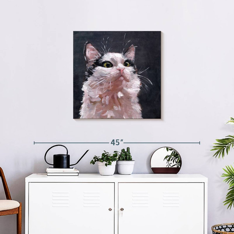 Kitty, 24" H x 24" W