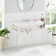 39" Olney 32" Tall Porcelain Rectangular Console Bathroom Sink with Overflow
