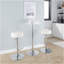 Table de bar contemporaine réglable Clear par Lumisource