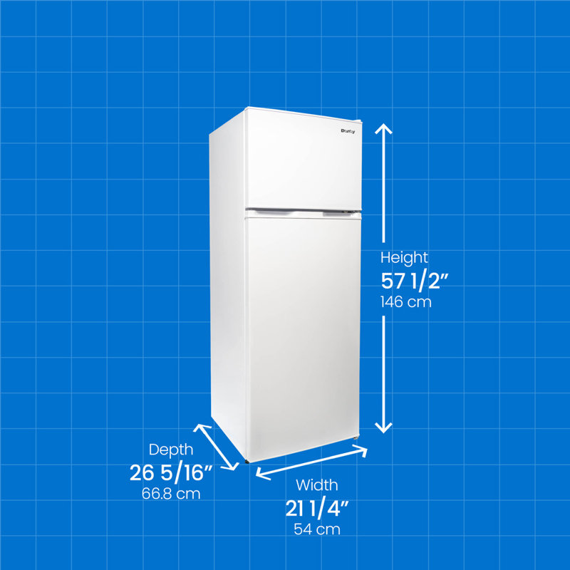 21'' Wide 7.4 Cu. Ft. Energy Star Top Freezer Apartment Size Refrigerator