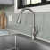 Elkay Everyday 1 Hole Kitchen Faucet with Pull-down Spray and Fw Only Lever Handle Matte Black