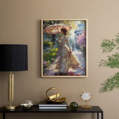 «WOMEN Series DCCXVI», reproduction encadrée - bois massif