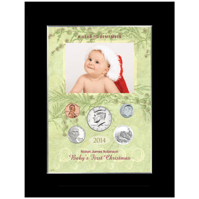 Cadre photo de noël first christmas anne pour se souvenir d’un cadre photo personnalisé