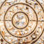 4-Light Sparkling Crystal Glass Statement Chandelier 