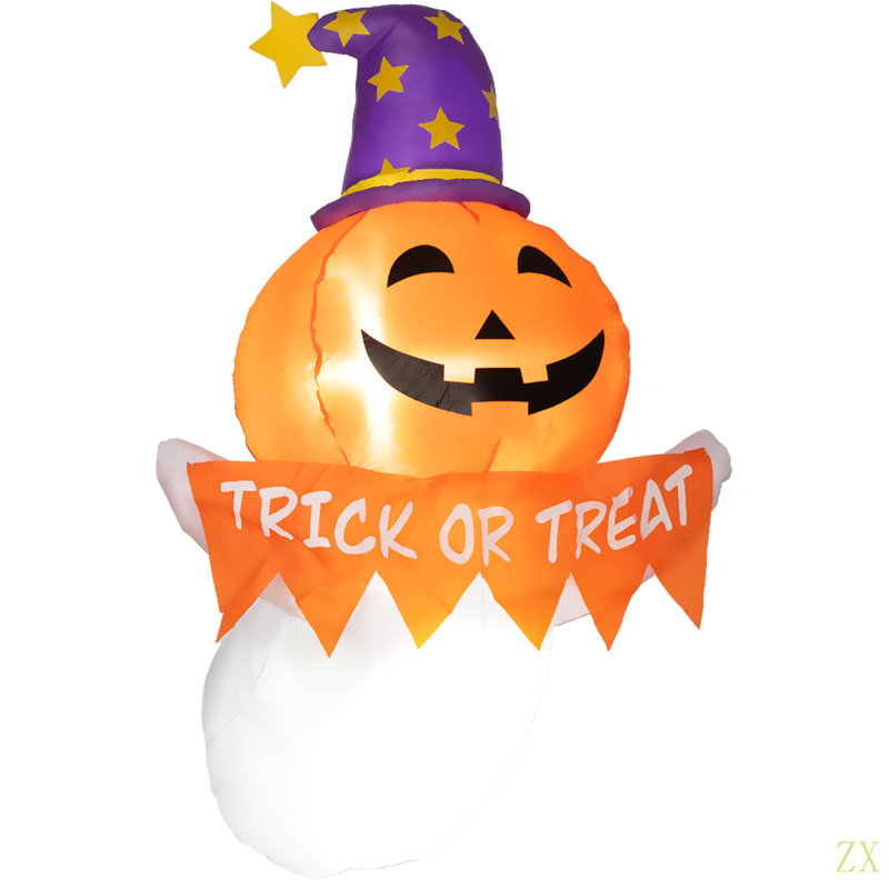 Autocollant de fenêtre d'extérieur gonflable Halloween Outsunny 3,4 pi