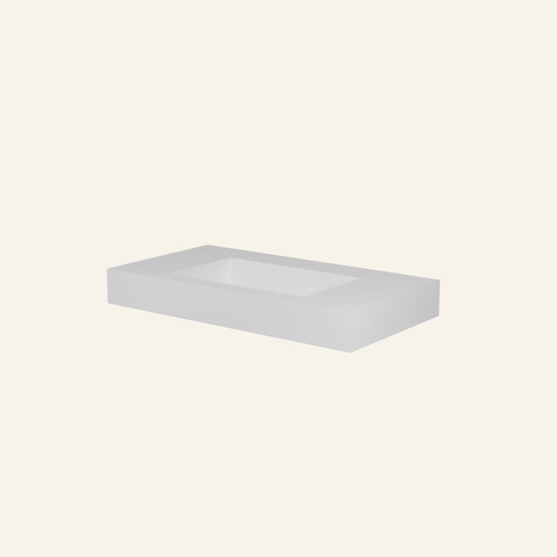 35"Solid Surface Basin